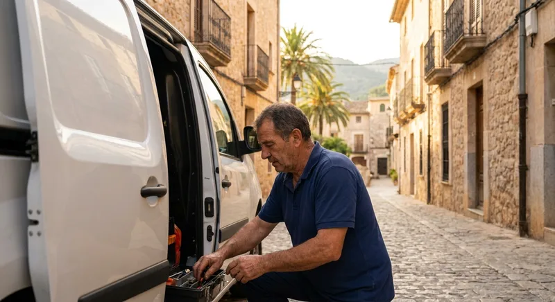 Locksmith service van in Alicante