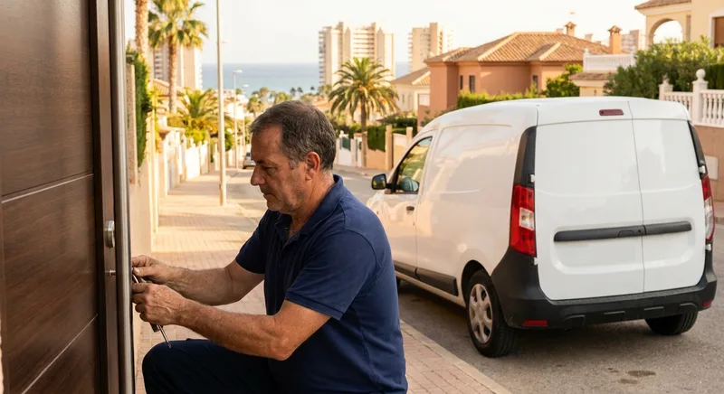 Locksmith service van in Benidorm