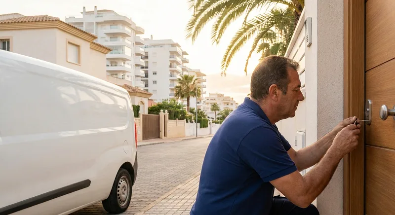 Locksmith service van in Benidorm
