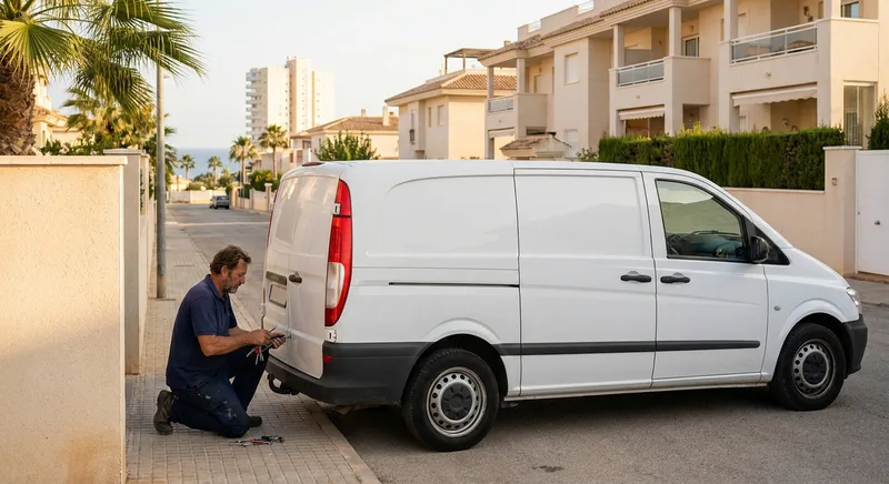 Locksmith service van in Benidorm