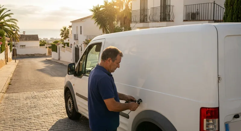 Locksmith service van in El Campello