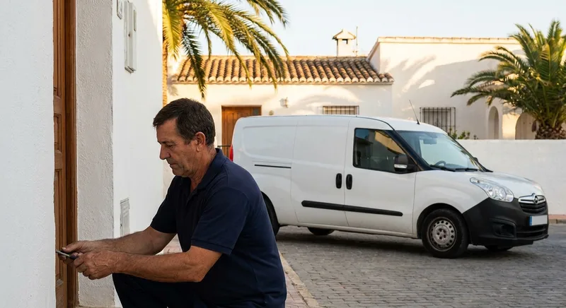 Locksmith service van in Of Car Benidorm