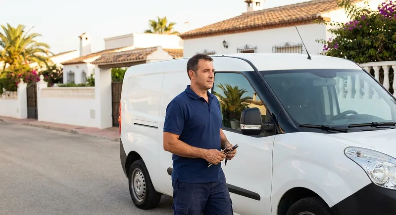Locksmith service van in Rojales