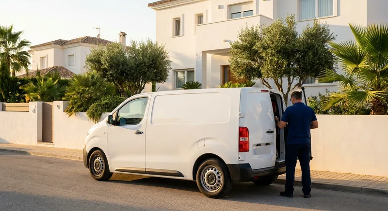 Locksmith service van in Villamartín