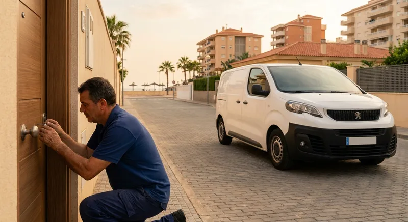 Locksmith service van in Benidorm
