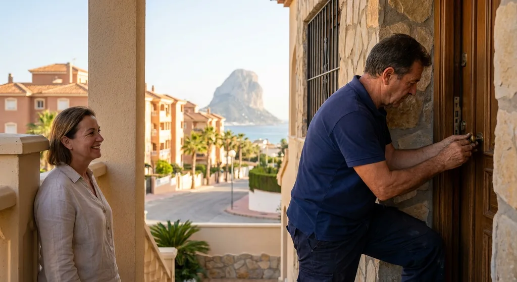 Emergency locksmith in Calpe, Alicante province