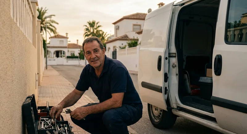Locksmith service van in Campoamor