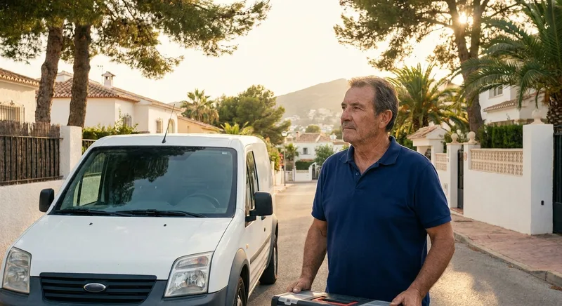 Locksmith service van in La Marina
