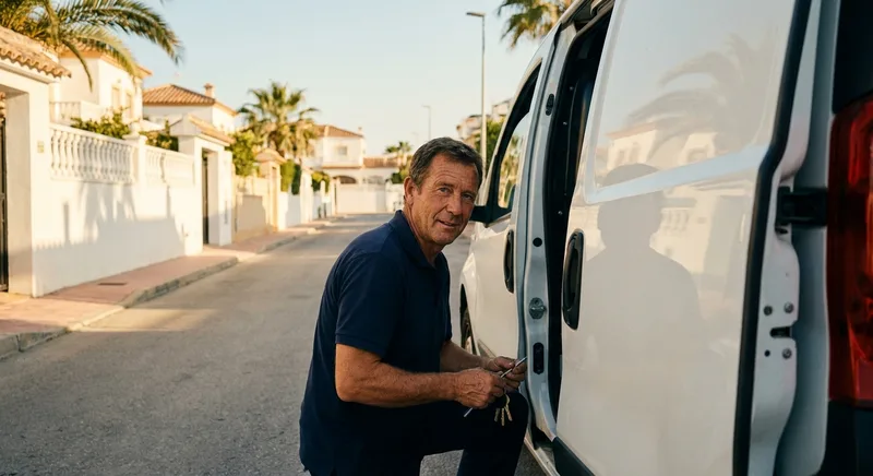 Locksmith service van in Playa Flamenca